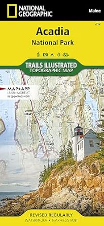 Acadia National Park Map (National Geographic Trails Illustrated Map, 212)
