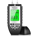 Wood Moisture Meter - Digital Moisture Detector Moisture Tester, Pin-Type Water Leak Detector Damp Tester Dampness Meter for Wood Building Material Firewood Walls Paper Floor