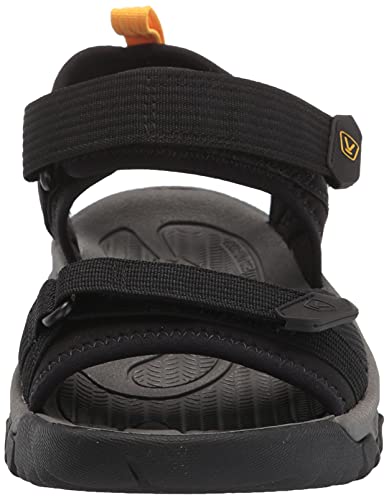 Keen Mens Targhee 3 Open Toe H2 Sport Sandal, Black/Yellow, 10 Us #TOP1