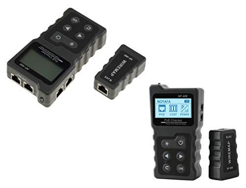 KALEA INFORMATIQUE Comprobador de Cables de Red RJ45 RJ11: mapeo de Cables, Prueba de PoE (Presencia, Corriente, tensión, Potencia), Prueba de Consumo de energía.