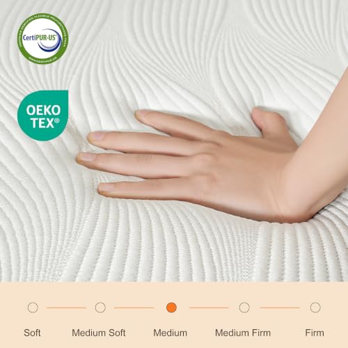 Image of ESHINE Twin XL Adjustable Bed Frame with 12 inch Mattress, Zero Gravity | Memory Foam Hybrid Mattress(Medium), Bluetooth APP Control, Wireless Remote, Head and Foot Incline, 2000 Series