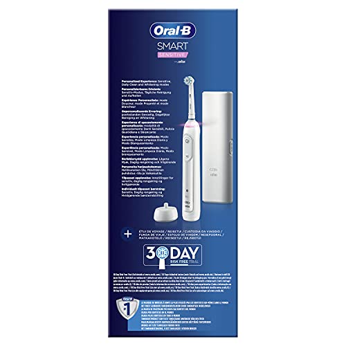 Oral-B Smart Sensitive Elektrische tandenborstel/elektrische tandenborstel met Smart Coaching App & visuele drukcontrole… - Image 8