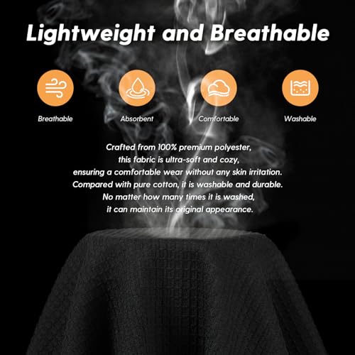 FashGudim Mens Lightweight Waffle Knit Robe Soft Kimono Spa Bathrobes Knee Length Summer Robes4