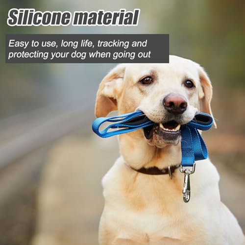 PEUTIER 4stk Tracker-Befestigungsclips, GPS Hundetracker Silikonclips Tracker-Zubehör für den Ersatz des Hundeaktivitätstrackers (Schwarz)