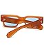 ZIMUSUN Square Thick Frame Sunglasses for Women Men Fashion Chunky Rectangle Sun Glasses Black Shades(A9 Transparent Tea/Blue)