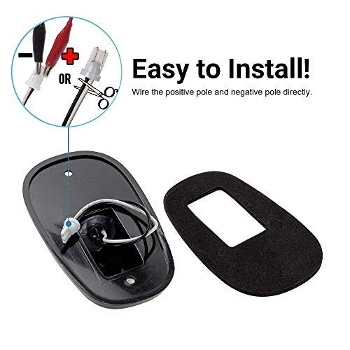 5Pcs Cab Roof Marker Lights, Roof Top Lamp Running Light Replacement For 1999-2002 Dodge Ram 1500 2500 3500 4500, And Other Truck ,Suv (Black Smoked Lens With Amber Led) #TOP7