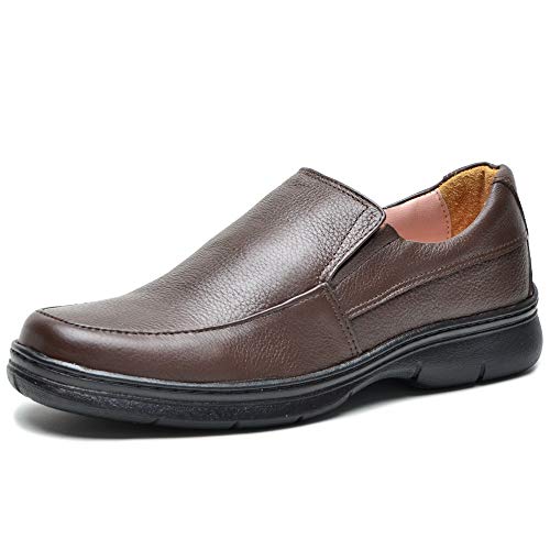 Sapato Social esporte Masculino sola antistress leve legitimo couro bovino soft F500 (41, F500 espor