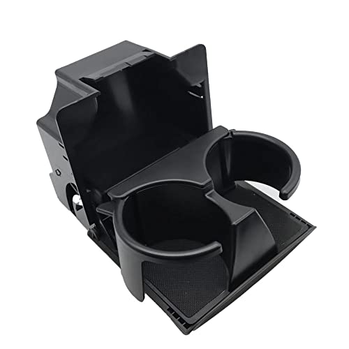 Portavasos para consola de carro plástico negro miniatura 5