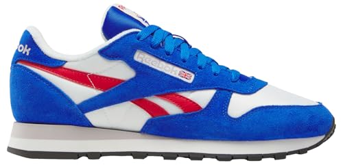 Image of Reebok Unisex-Adult Classic Leather Sneakers for Women - Black Or White Tennis Shoes Womens Size 5 to 11 Legacy