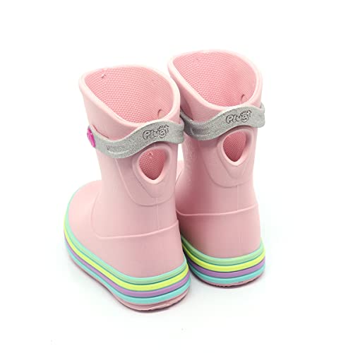 Galocha Plugt Acqua Arco Íris Rosa - 25/26