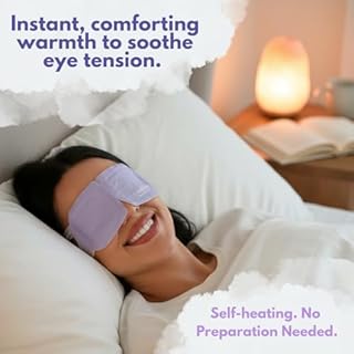 LumiDew Steam Eye Mask, Self Heating Heated Eye Mask for Sleep, Warm Compress for Eyes, Moist Heat for Dry Eye Relief, Stye Eye Treatment, Spa, Travel Essentials, Unscented 16 Pack
