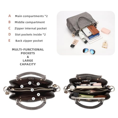 Bolso de mano y cartera KL928 para mujer miniatura 5
