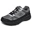 Gray Leather Textile Multi Trim