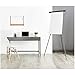 Amazon Basics High Boardroom Black Aluminum Flipchart Whiteboard and Display Easel Stand with Adjustable Height Telescope Tripod, Black, 37 x 18 x 28 Inches