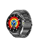 Karlak Orologio Sportivo Intelligente da 1,43 Pollici con Touchscreen da 1,43 Pollici, Chiamate, Tracker di attività per Uomo, modalità Sportive Multiple, Interazione, (Cinturino in acciaio)