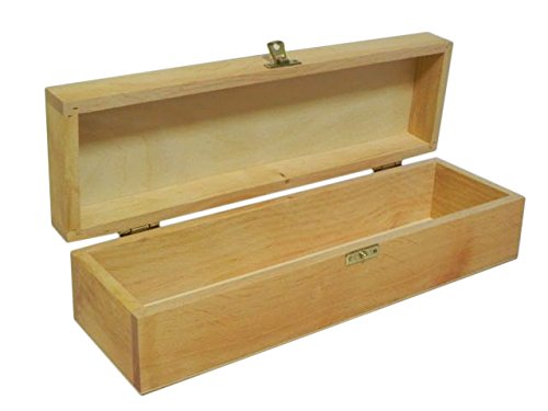 Wooden World - Wooden Wine Box, Gift Box - Light Brown Lacquered - Image 3
