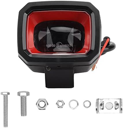 YUMILI Forklift güvenlik lambası, uyarı lambası, LED 6000 K, yüksek parlaklıkta, alüminyum alaşım, DC 12V, Offroad/kamyon/traktör/çatallı kamyon için (kırmızı) - Görsel 1