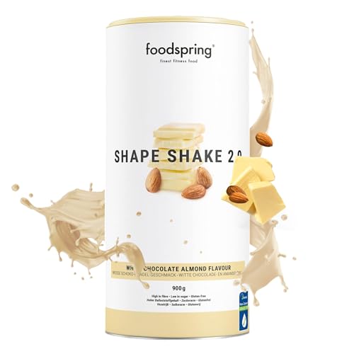 foodspring Shape Shake 2.0 Weisse Schoko Mandel – Vollwertiger...