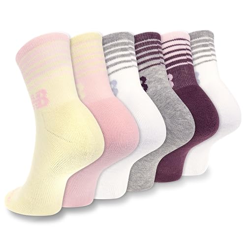 Image of New Balance Unisex Adult Performance Cushioned Ankle Socks - 6 Pairs - Moisture Wicking