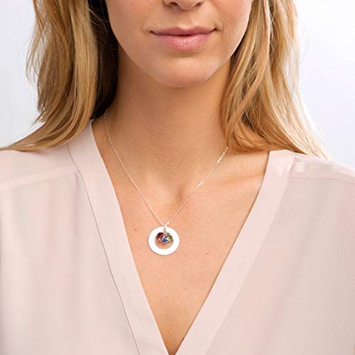 image for CHIC IN GOLD Personalized Birthstone Necklace for Mom, Women, Custom E