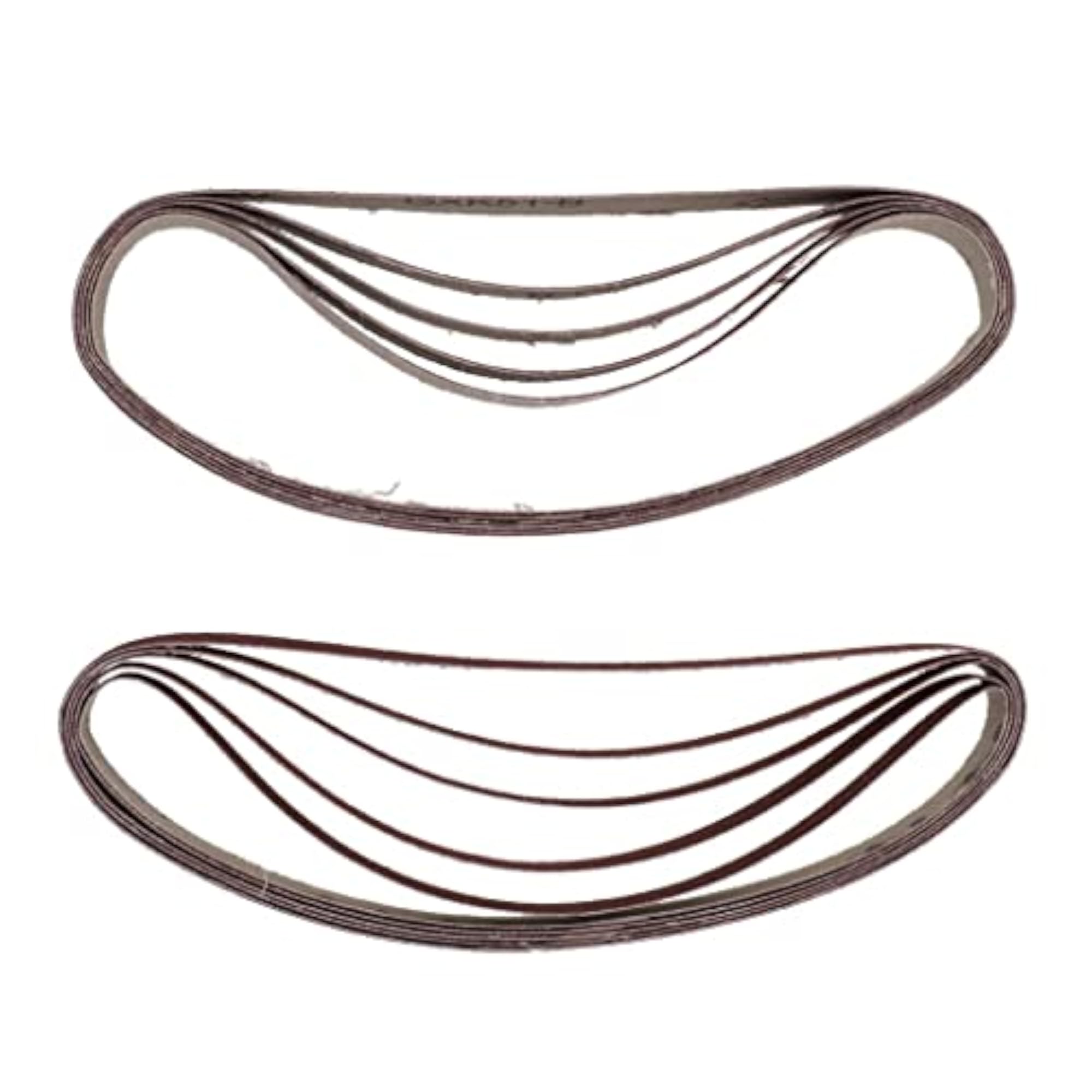 Metal Sanding Belt Kit Assorted Grits, 10 Pcs