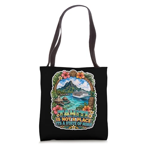 Tahiti Cruise Lagoon Tropical Island Paradise Travel Tote Bag