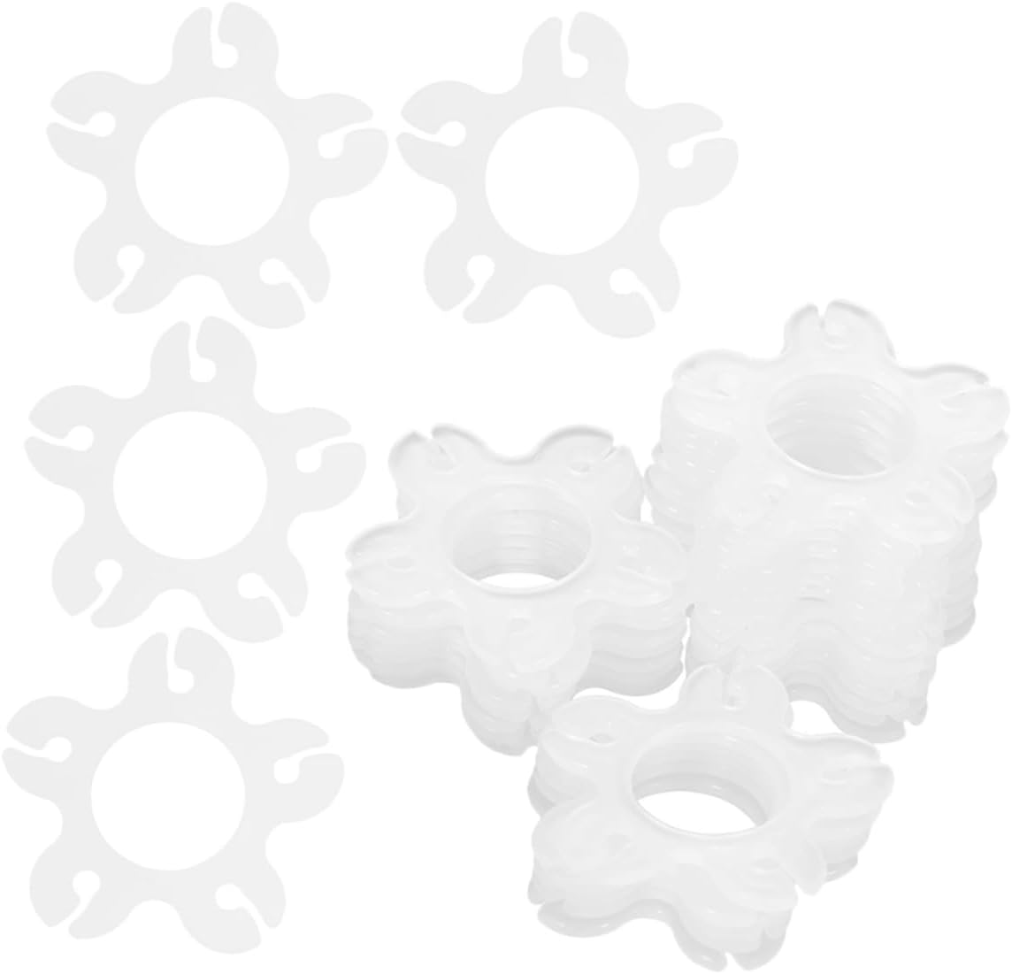 200pcs Balloon Clips Plastic Connectors for Birthday Wedding Use