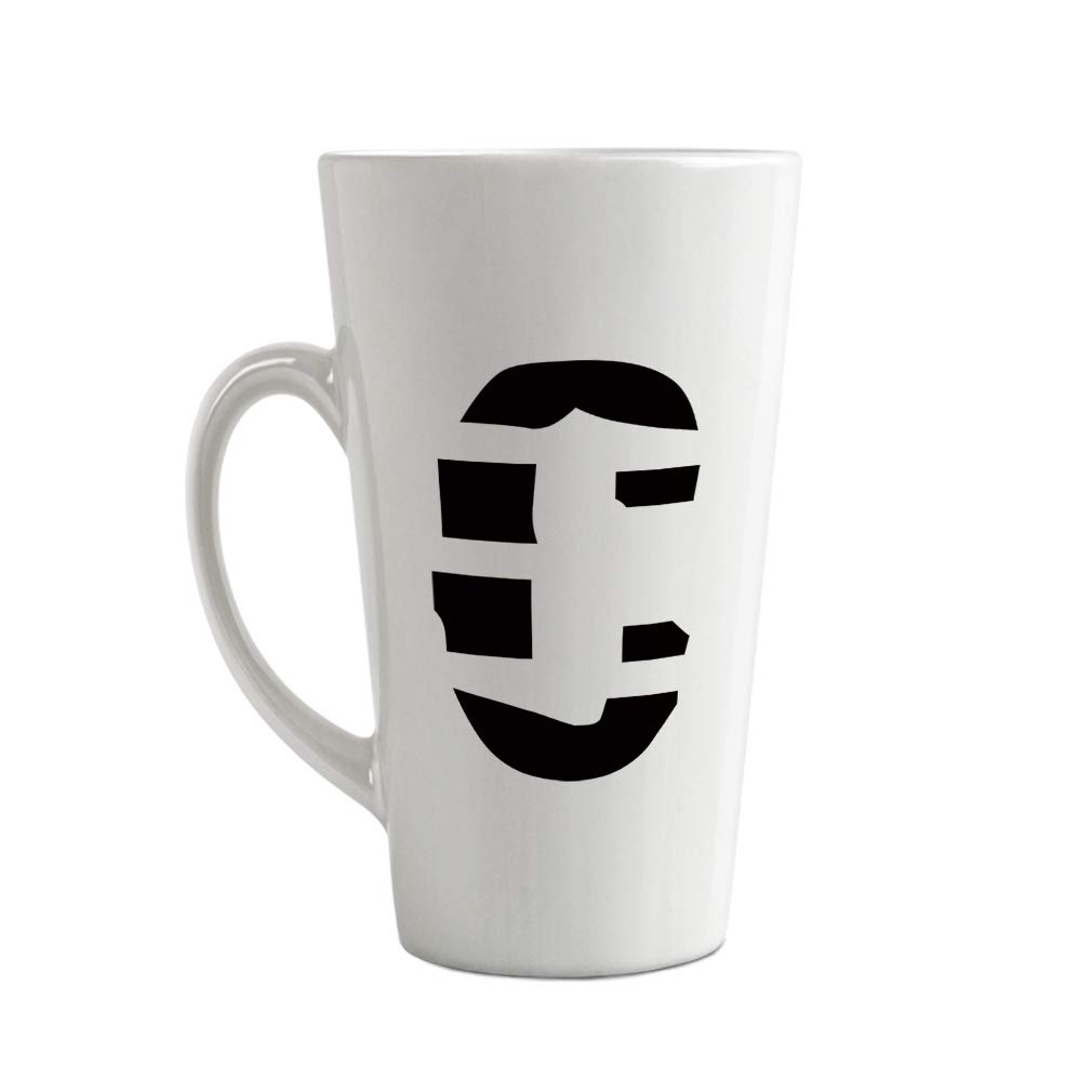 Ceramic Custom Latte Coffee Mug Cup"C" Jailbird Initial Monogram Letter C Tea Cup 17 Oz Design Only