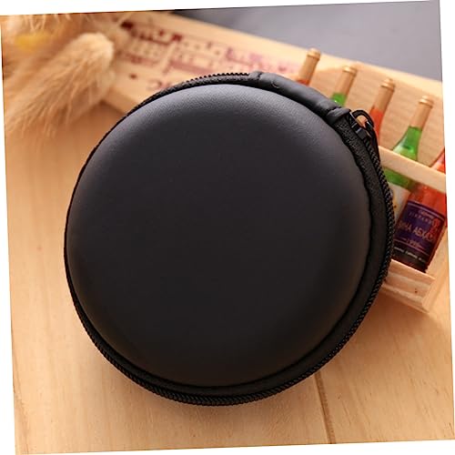 Headphones Case Zipper Cord Organizer Bag for Earbuds USB Cable Memory Cards Ball Shape Portable Coin Purse Mini Pouch3