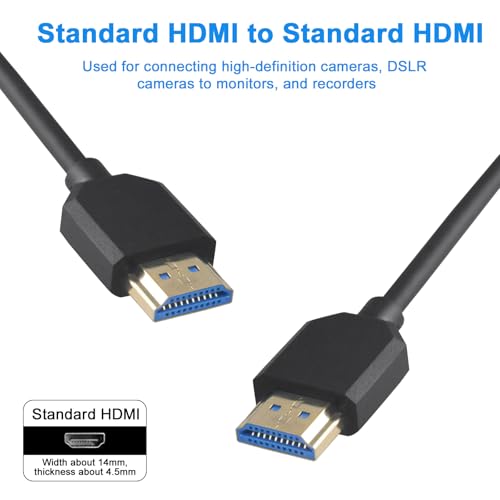 Danfetsoy 8K HDMI Câble enrouleur 3Ft- 6Ft, HDMI Câble en bobine mâle à mâle 48Gbps Supporte 8K@60Hz, 4K@120Hz adapté pour moniteur, ordinateur portable, PC, TV(1,8 m/qt)