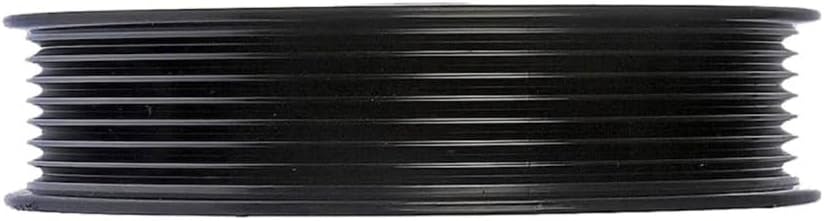 KarParts360 For Dodge Ram 1500/2500/3500 2002 03 04 05 06 2007 Power Steering Pump Pulley | Composite | Serpentine Belt Type | Black Color | Press-Fit Mount Type | 7 Groove | For 53032128AB