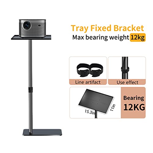 Soporte de piso para proyector ajustable y giratorio miniatura 5