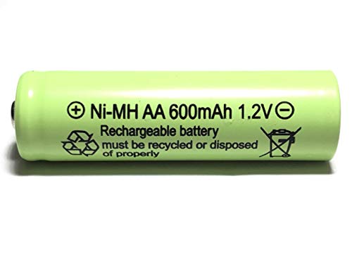 Relightable Aa Nimh 600Mah 1.2V Rechargeable Batteries For Solar Garden Lights (Pack Of 20) #TOP1