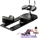 6-in-1 Spine Twist Trainer, Taillentrainer Maschine Digital Timer Home Gym Ausrüstung für Taillentrainer Workout Taille Straffung Rücken Bein Stretching Schwarz