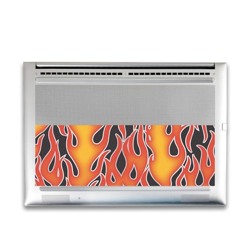 Image of Gaming Skin Compatible with HP Envy x360 16 inch (2023) - Hot Flames - Premium 3M Vinyl Protective Wrap Decal Cover - Easy to Apply | Crafted in The USA by MightySkins