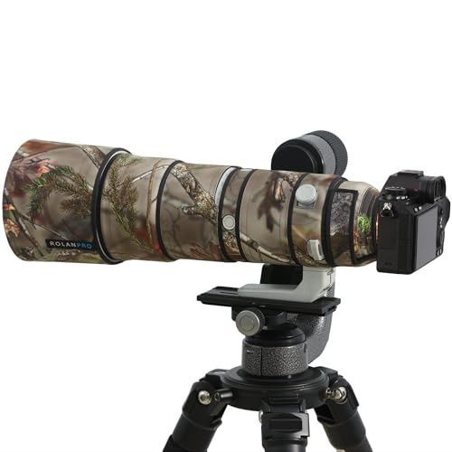Image of ROLANPRO Waterproof Camouflage Cover for Sony FE 200-600mm F5.6-6.3 G OSS Protective Sleeve Case Clothing Raincover-#20 Jungle camo Waterproof