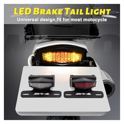 Bavette cassée DRZ 400 solution feu arrière LED compact - 3