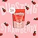 Strawberry Hard Candy Individually Wrapped – Halloween Candy Bulk with Fruit-Filled Center, 2 lbs Bon Bons for Piñata Filler, Candy Bags, Party Favors