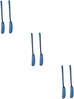 MAGICLULU 6piezas Cortadores De y Inoxidable Para Untar y Postres Utensilios De Cocina Color Azul