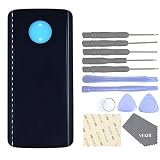 motorola g6 play dorado 90 days warranty VEKIR Back Battery Case with Adhesive Replacement Compatible with Motorola Moto G6 Plus(Deep Indigo)