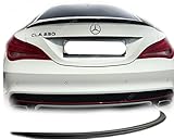  Car-Tuning24 54813588 wie AMG CLA Klasse 117 Heckspoilerlippe SLIM SPOILER LACKIERT Universal SCHWARZ