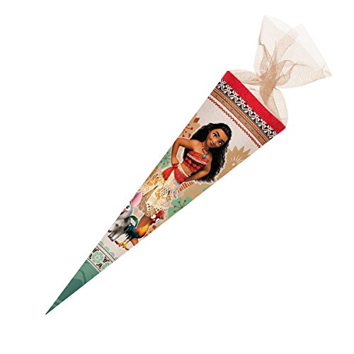 Preisvergleich Produktbild Schultüte / Zuckertüte / Länge: 35cm / rund / "Vaiana"