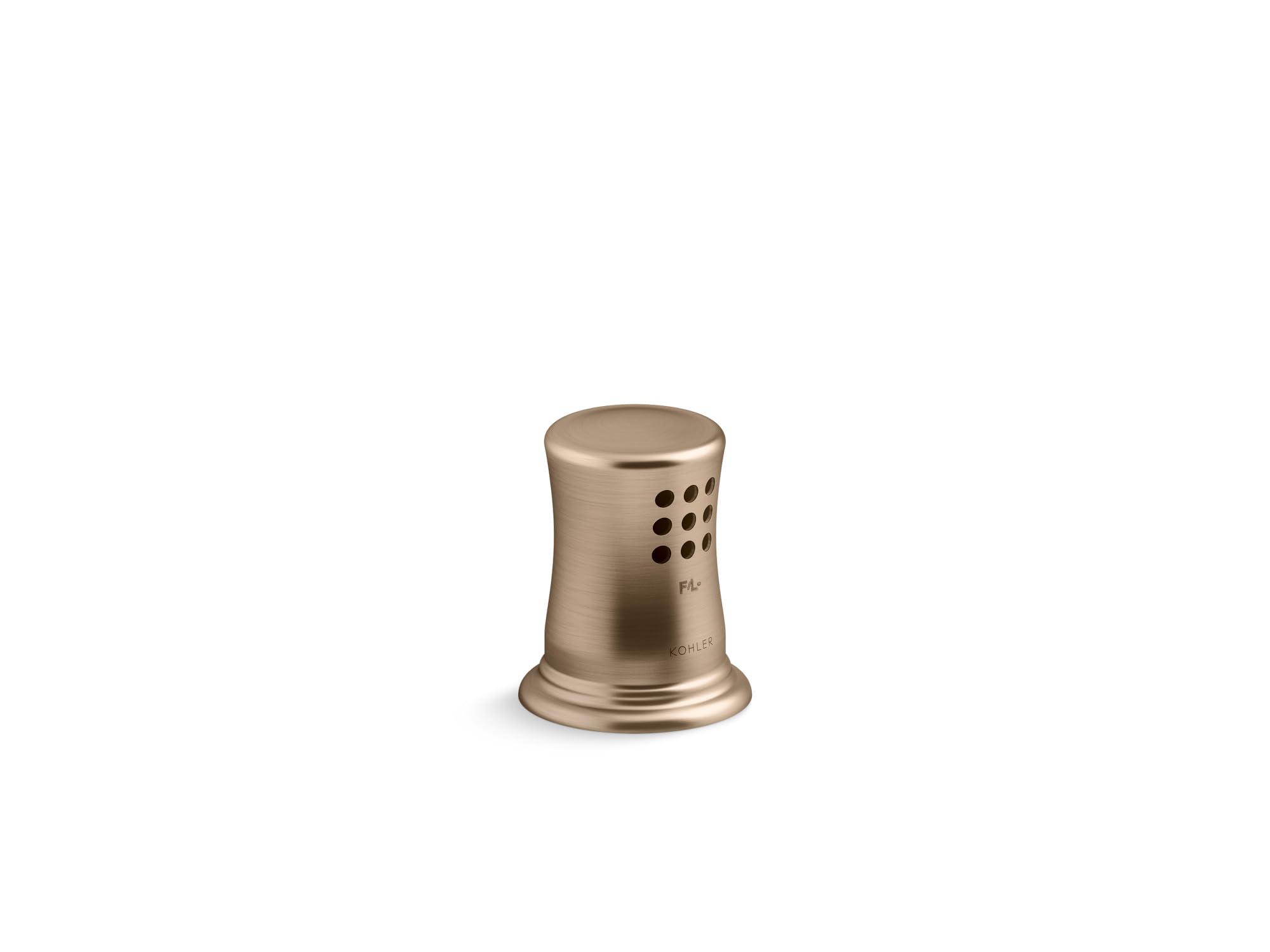 Couvercle d'air contemporain Kohler en bronze brossé pour une cuisine harmonieuse