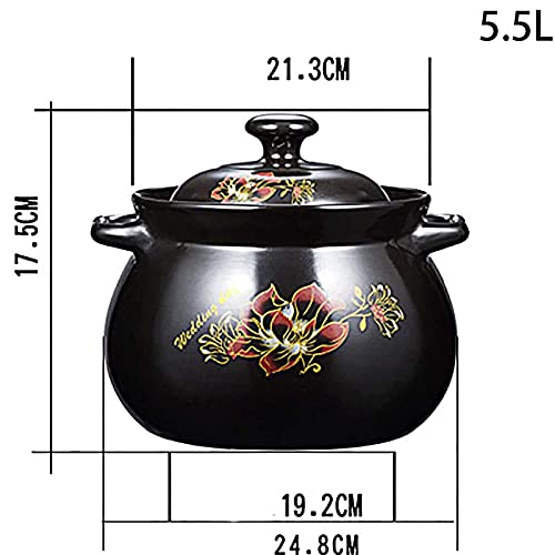 Olla de arcilla para hornear pan y cocinar potajes grandes 7