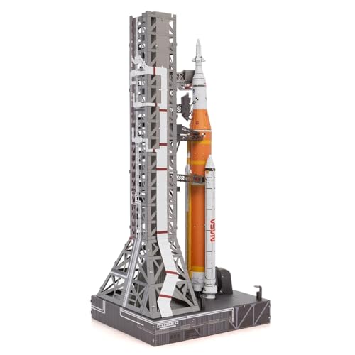 Artemis Moon Rocket Maquette Métal 3D Idée Cadeau Idéale pour Passionné d'Espace
