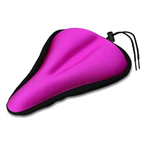 kwmobile Gelüberzug Sattelbezug Überzug für Fahrradsattel - Gel Sattel Polster für Fahrradsitz - Sattelschutz für Herren und Damen Fahrrad Cover