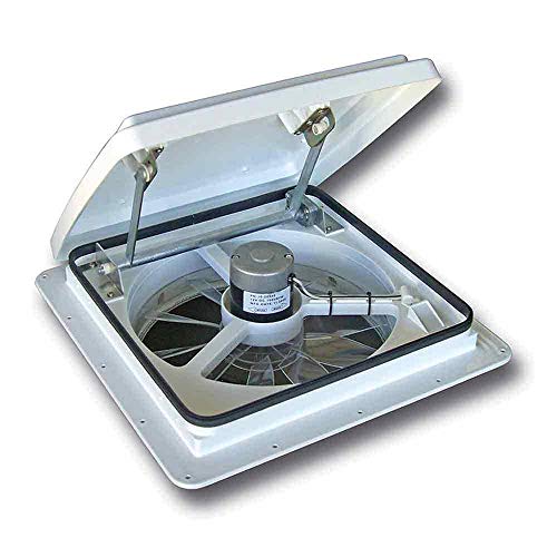 Maxxair 00-04301K White Roof Top MaxxFan with Mounting Tabs