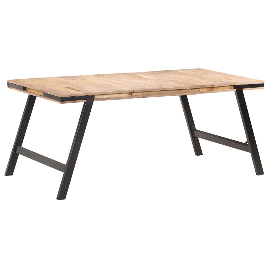 Table de repas en manguier massif 180x90 anti-rayures et robuste