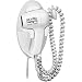 Andis 1600-Watt Quiet Wall Mounted HangUp Hair Dryer, White (30970)