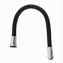 OISE ART STORE Trade Shop - Canna Ricambio Miscelatore Rubinetto Lavello Cucina Flessibile Nero 50 Cm 87503